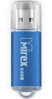 Накопитель USB Flash Drive Mirex UNIT 64GB, USB 2.0, Синий