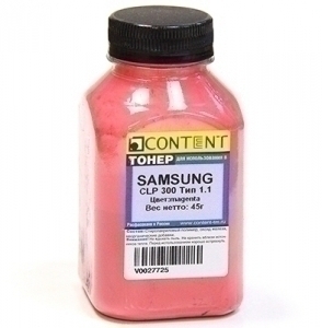 Тонер Samsung CLP 300 (Content) Тип 1.1 пурпурный