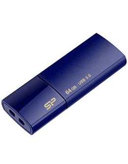 Накопитель 64Gb Silicon Power Blaze B05, USB 3.0, Синий