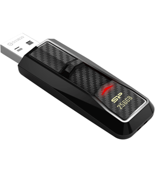 Накопитель 128Gb Silicon Power Blaze B50, USB 3.0, черный