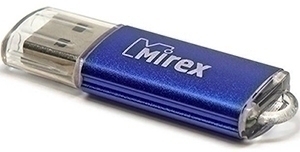 usb накопитель 2.0 4GB Mirex Unit, Синий
