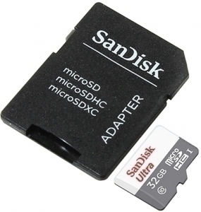 КАРТА SANDISK ULTRA microSD UHS-I (SDSQUNB-032G-GN3MA)