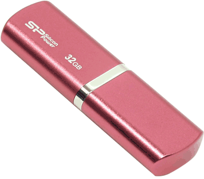 накопитель 32Gb Silicon Power LuxMini 720, USB 2.0, Персиковый