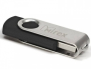 Флешка 8GB Mirex Swivel, USB 2.0, Черный