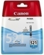 Оригинальный голубой картридж Canon  CLI-521C
