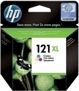 Оригинальный цветной картридж повышенной емкости HP 121XL (CC644HE)